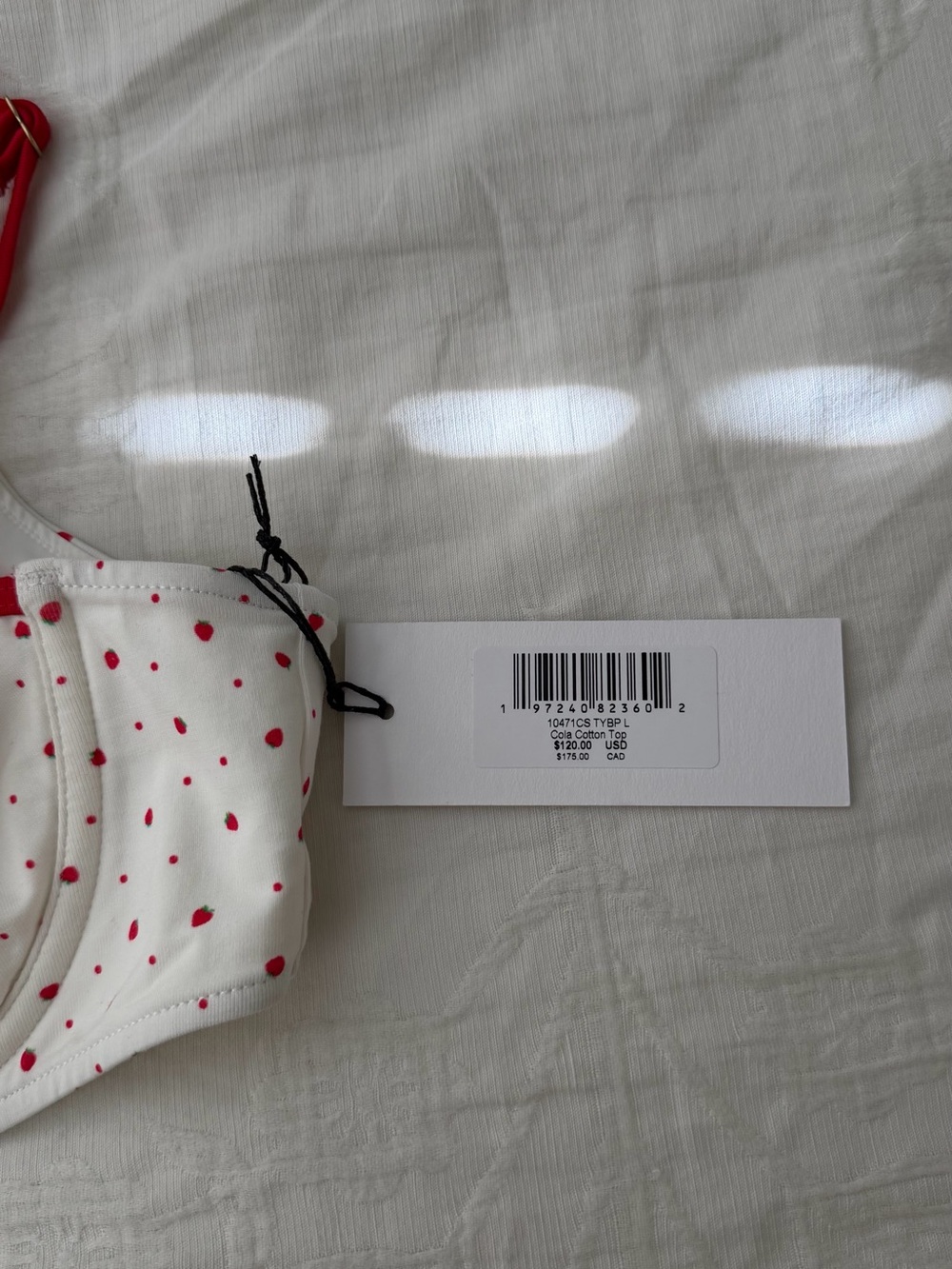 Frankie's Bikinis Cola Tiny Berry Underwire Bikini Top - Picture 6 of 7